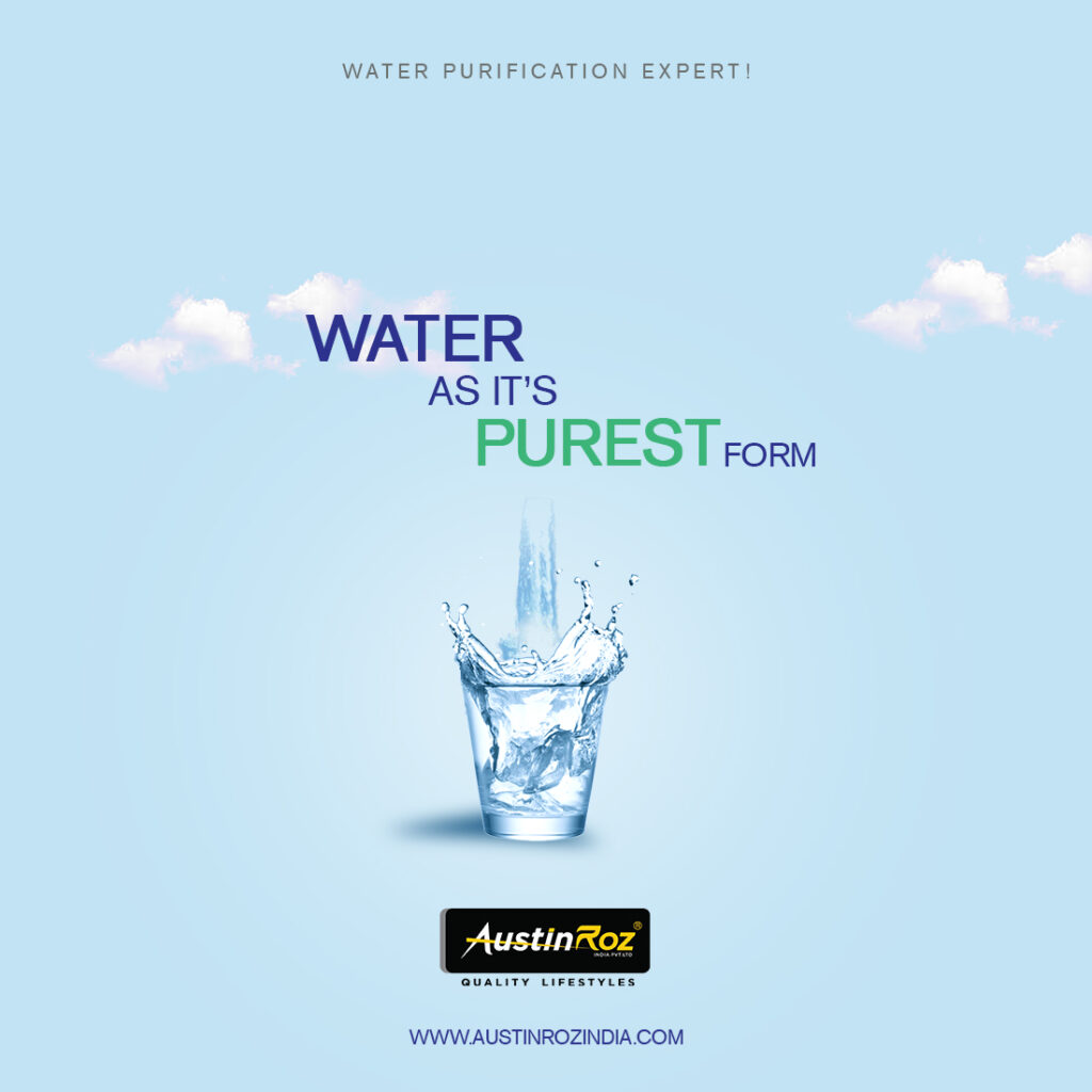 water purifier social media poster